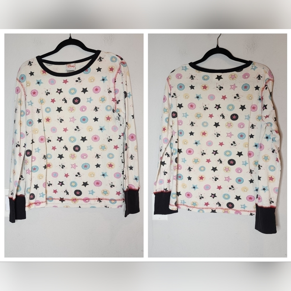 Disney Mickey Mouse Thermal‎ Pajamas Set. Size large. - Picture 5 of 16